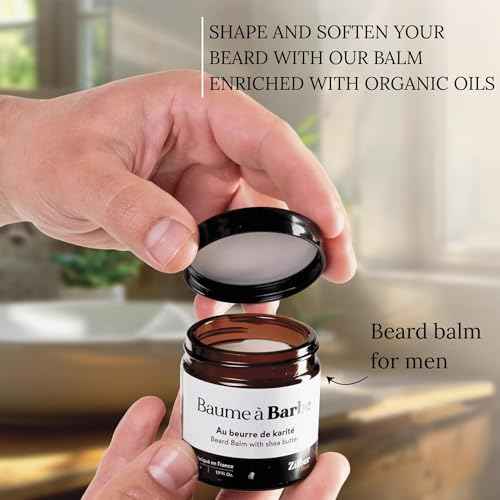 ZilberHaar - Beard Care Kit for Men - 1 Regular Beard Brush + 1 Beard Balm + 1 Moisturizing Cream + 1 Beard Bib - Stiff Boar Bristles and Beech Wood - Supplied in a Velvet Bag