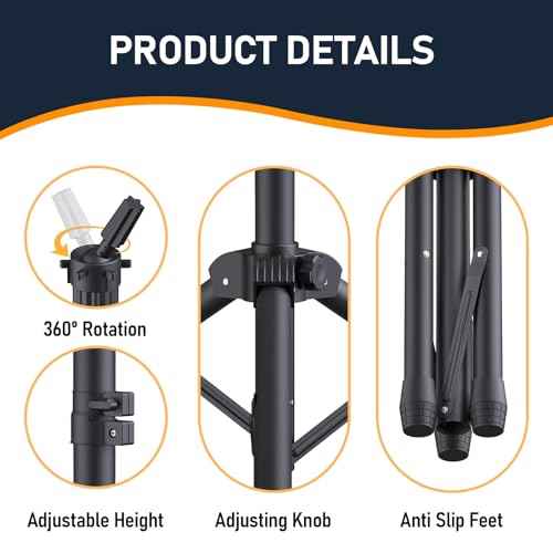 Wig Stand with Head, Height Adjustable Wig Stand, Wig Head Stand with Mannequin Head with Extra Wig head Clamp Stand