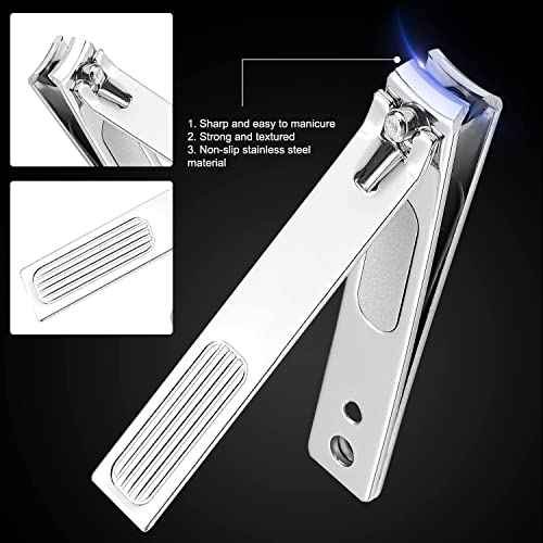 FAMILIFE Manicure Set, Professional Nail Kit Nail Clipper Set, 12PCS Stainless Steel Manicure Kit, with Brown Leather Travel Case Luxury Gifts for Him