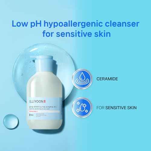 Illiyoon Ceramide Ato 6.0 Top to Toe Wash - Mild Cleanser for Baby body, 16.9 Fl Oz (500ml)
