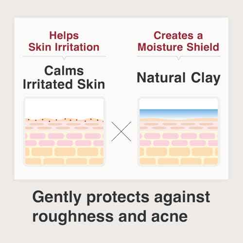 b.glen Facial Moisturizing Toning Lotion from Japan | Dry Skin | Sensitive Skin | Bentonite | Hyaluronic Acid | b.glen Clay Lotion 120mL/4.06fl.oz.