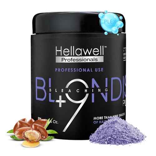 BLONDISH PLEX + 9 | Hair Bleaching Powder | Plex Hair Bleach | Highlights | Hair Lightener | Plex | Lightens more than 9 Tones | 500gr | 17.6oz