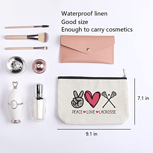 KDXPBZ Lacrosse Gifts: Funny Gifts for Her, Him, Moms, Players - Makeup Bag & More