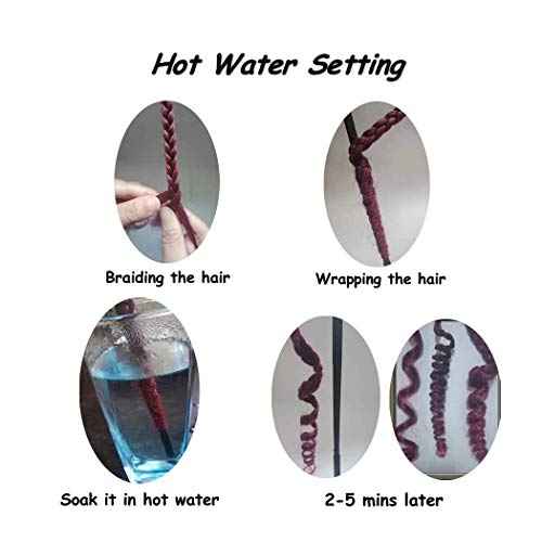 Liang Dian Pre Stretched Braiding Hair 8 Pack 36 Inch Hot Water Setting Professional Soft Yaki Texture Synthetic Hair Extensions (36 Inch (Pack of 8), 1B/30(Ombre Black to Blonde))