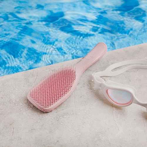 Tangle Teezer Ultimate Detangler Brush for Wet & Dry Hair, Eliminates Knots & Reduces Breakage for All Hair Types, Millennial Pink