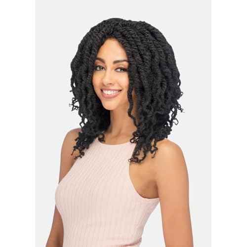 Vivica A Fox Hair Collection HKBK16-V Human Hair Afro Curl Kinky Bulk Extension, 1B, 5.8 Ounce
