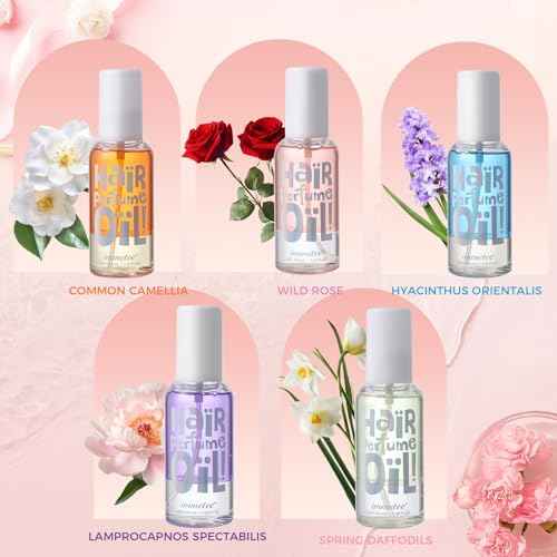 immetee Hair Perfume Oil, Floral Hair Perfume Spray, Long-lasting Fragrance. 100ml (100ml, HYACINTHUS ORIENTALIS)