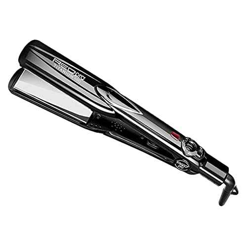 RED Pro Titanium 460 Styler Flat Iron, 1 1/2" for Silk Pressing & Keratin Treatments, Eliminates Frizz, Instant Heat, Auto Shut-Off, Heavy Duty Swivel Cord