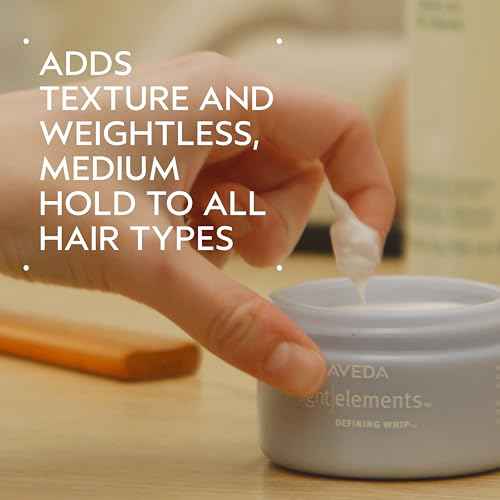 Aveda Light Elements Defining Whip | Hair Styling Wax | Lightweight | Adds Texture & Medium Hold, 4.2 Ounce