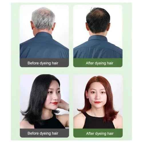 Eazyessential/Neeomall 2025 Japanese Petal Rose Hair Dye Shampoo, Long-Lasting & Natural Hair Color Shampoo, Plant Extracts Healthy Hair Dyeing, Nourishing Natural HairDye (Tea Brown)