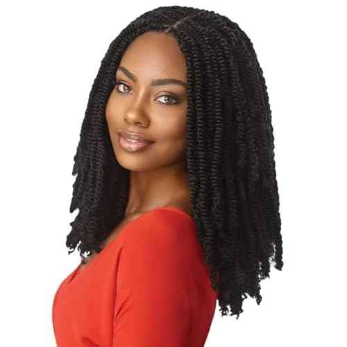 Outre Crochet Braids X-Pression Twisted Up 3X Springy Afro Twist 24" (1-pack, 1B)