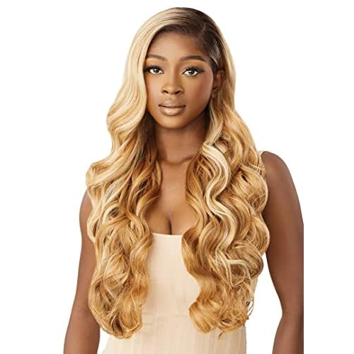 Outre Synthetic Perfect Hairline HD Lace Front Wig - AURABEL (Color:DRFF RED VELVET)