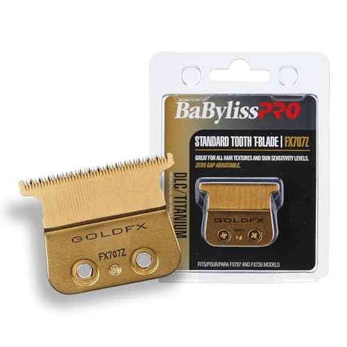 Replacement Blades, Standard and Fine-Tooth T-Blades for Outlining Hair Trimmers (FX787, FX799) and LoPROFX Trimmers (FX726, FX729)