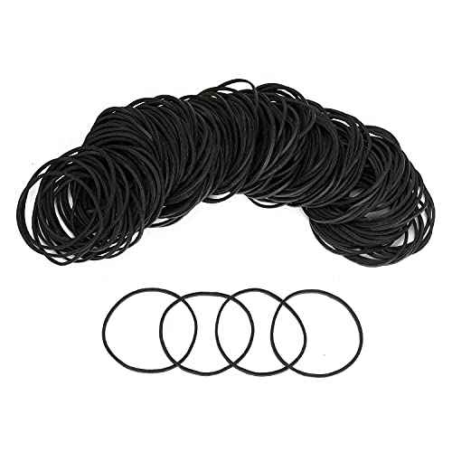 Tattoo Rubber Bands,300PCS Black Rubber Loop Elastic Professional Silicone Rubber Tattoo Accessories for Tattoo Coil Machine Gun Tubes Needles Tip Supply (black)