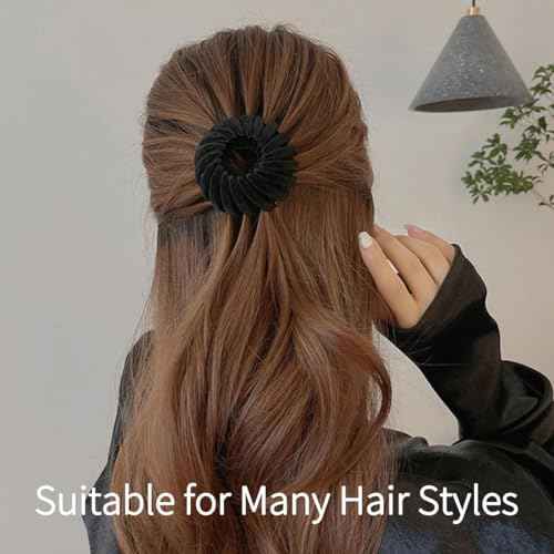 3PCS Bird Nest Magic Hair Clip,Birds Nest Hair Clips for Women,Hair Bun Maker Ponytail Holders for Thick Thin Hair