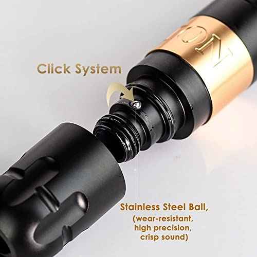 Ambition Soldier Wireless Tattoo Machine Kit Complete Rotary Coreless Motor Tattoo Pen Kit with Extra 2400mAh Battery 80pcs Glory Mixed Size Cartridge Needles Supply for Professional Tattoo Artist