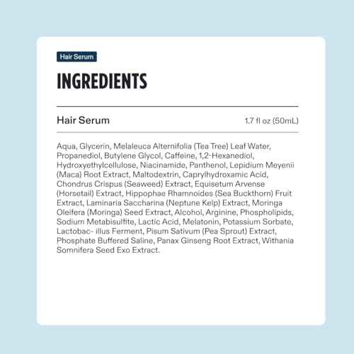 Nutrafol Men's Hair Growth Supplement and Hair Serum, Clinically Tested for Visible Thickness and Strength - 1 Month Supply, 1.7 Fl Oz Bottle