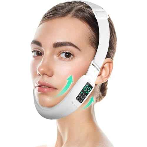 Intelligent Electric Double Chin and V-Shaped Face Machine with 8 Modes & 15 Adjustable Intensities - Women's V-Face Machine