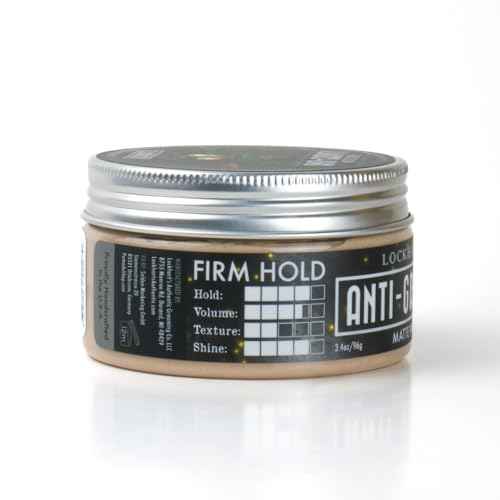 Lockhart¡¯s Authentic Anti-Gravity Matte Paste - Handcrafted Clay Pomade for Men - High Texture, Low Shine - Made With Cucumber & Rosemary Extract - Fortuna Scent (3.4oz.)