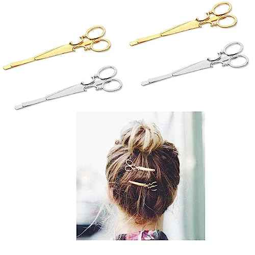 Hair Stylist Gifts: Scissor Hair Clips, Barrettes, and Hair Pins for Women, Girls, Hairstylists, Hairdressers, and Cosmetologists - Perfect for Christmas or Birthdays
