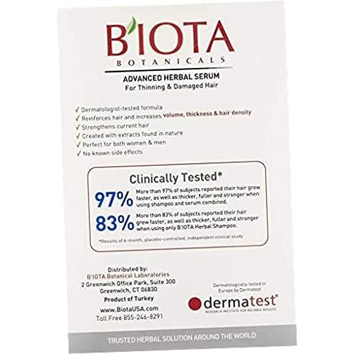 BOTANICALS ADVANCED HERBAL CARE LEAVE-IN SERUM,12 count,0.34 oz.4 pack