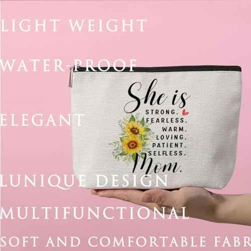 ZHAMEN Mom Gifts Mom Makeup Bag New Mom Gifts Mom Gifts from Daughters Sons Best Mom Gifts Mother Gifts Appreciation Gifts for Women Female Her Mommy Mam Retirement Birthday Christmas Mothers Day
