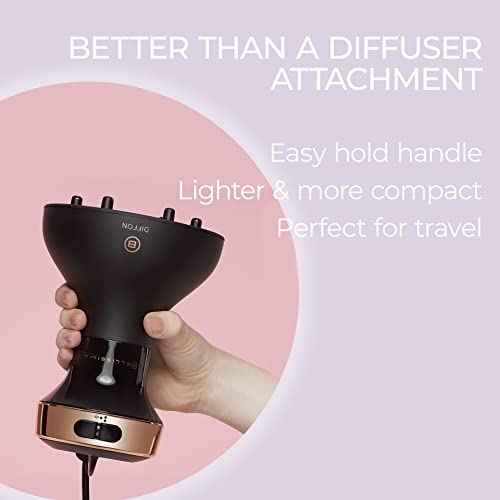 Bellissima Diffon Hair Diffuser and Ceramic Curly Hair Dryer - DF1 5000 - Lightweight and Compact