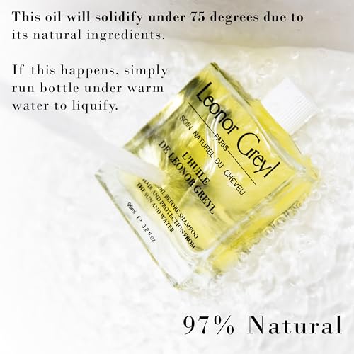 Leonor Greyl L'Huile Pre-Shampoo Treatment for Hair | Hair Oil Treatment for Dry Hair, Protection from the Sun and Water, 3.2 FL OZ, Made In France