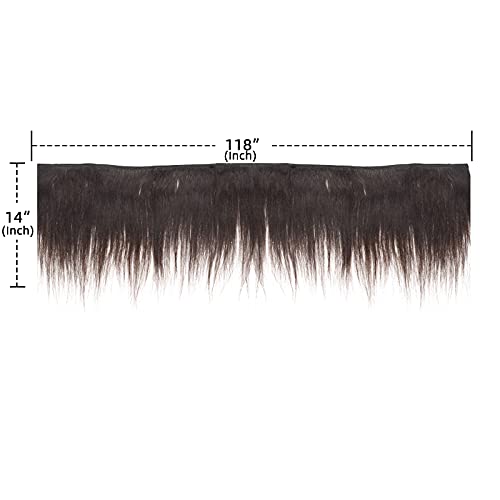 New Remy Yaky-Remy Blue 100% VIRGIN Human Hair Weave- Shed Free&Tangle Free (#1B, 14¡° packs of 2)
