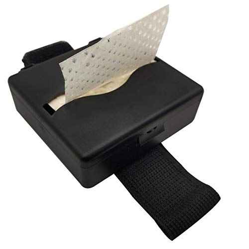 Perm Papers for Hair 180Pcs Hair Curling Paper Wristband Perm End Paper Box, Salon Perm Paper Dispenser Barber Shop Ultra Thin Hair Perm Paper Mesh