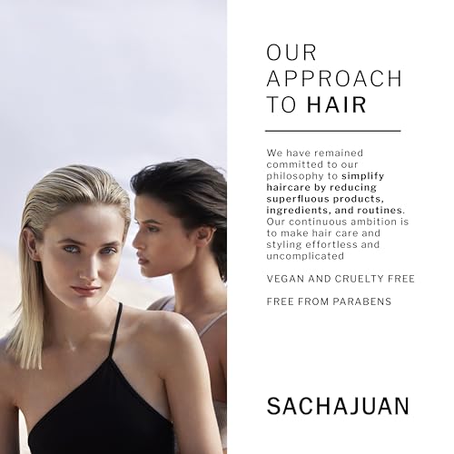 SACHAJUAN Moisturizing Shampoo and Conditioner Set | Ocean Silk Technology & Argan Oil for Deep Hydration | Repair Dry Damaged Hair & Control Frizz | Vegan & Paraben-Free | Set of 2