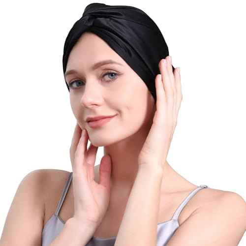 DAISYSILK 100 Pure Mulberry Silk Hair Bonnet for Sleeping Silk Hair Wrap for Women