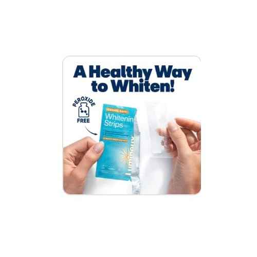 Lumineux Teeth Whitening Strips Kit - 9 Treatments - Peroxide Free - Enamel Safe for Whiter Teeth - Whitening Without The Sensitivity - Dentist Formulated - Sensitivity Free