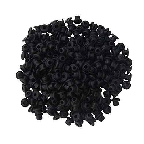 Tattoo Grommets,300Pcs Disposable Rubber Soft Silicone Needle Grommets Nipples for Tattoo Machine Needles Armature Bar Supply Supplies