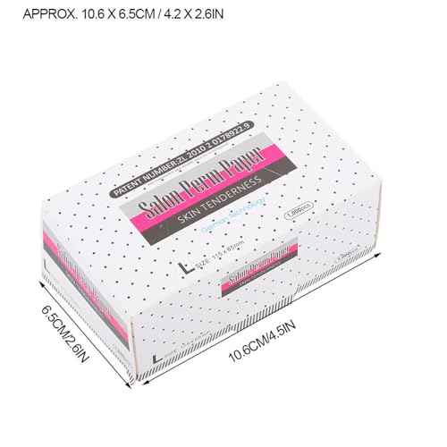 1000PCS Breathable Perm Papers for Hair, Thin Mesh Hair Perm Kit Grooming Tools for Hair Salon Shop or Home Hair Perms