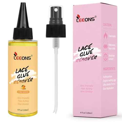 4OZ/120ML Tape Lace Remover Fast Acting/Bond Release Spray/Residue Removal Solution for Lace Wigs, Extensions, Hair Systems Tape & Lace Glue Remover NO Harsh Solvents, Harmful Fumes