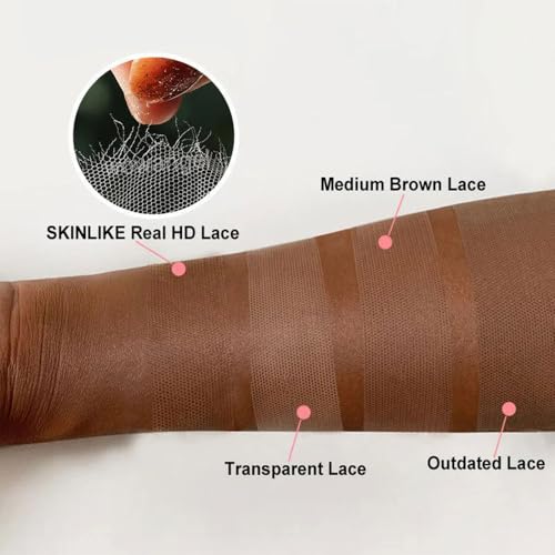 Body Wave 0.095mm Real HD 5x5 Lace Closure Invisible and Breathable Real HD Lace Closure 100% Human Hair with Tiny Single Knots Full Density Hair Natural Hairline (20inches)