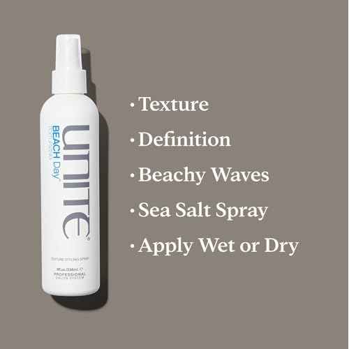 UNITE Hair ? BEACH Day ? Natural Sea Salt Spray ? Tousled Texture, Thickness, Definition, Waves, 8oz