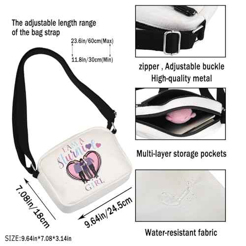 G2TUP S Inspired Gift I Am A S G-irl crossbody Bag S Fans Cosmetic Bag