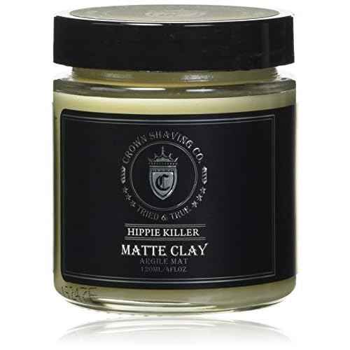 Crown Shaving Hippie Killer Matte Styling Clay , 120 milliliters/4 ounces