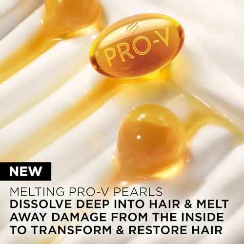 Pantene Miracle Rescue Deep Conditioner with Melting Pro-V Pearls - For Dry, Damaged, or Color-Treated Hair - Intense Moisture & Repair - 8.0 Oz