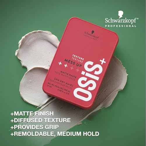 OSiS+ Mess Up - Matte Styling Paste for Medium Control & Flexible Styling