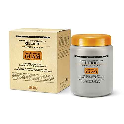 Guam Anti-Cellulite Hot Seaweed Mud ORIGINAL FORMULA | Sculpting Body Wrap To Remove Cellulite, Skin Tightening Treatment For Thighs And Legs, Inches Reduction, 1000 gr