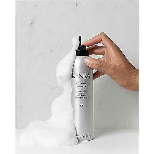 Professional Volume Mousse 12 | Firm Hold Mousse | Alcohol Free | Non-drying, Non-flaking Lightweight Formula | Tames Frizz & Conditions | Thermal Protection up to 45F | All Hair Types