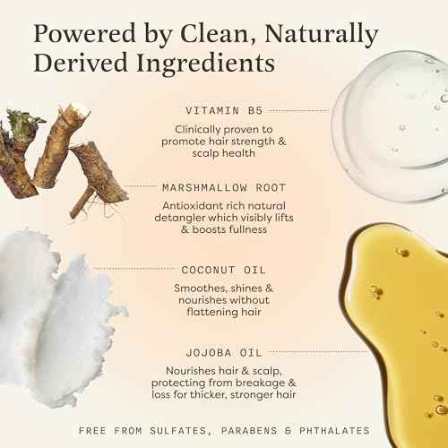 The Earthling Co. Shampoo Bar - Promote Hair Growth, Strengthen & Volumize All Hair Types - Paraben & Sulfate Free formula with Natural, Vegan Ingredients (Vanilla Coconut, 3 oz)