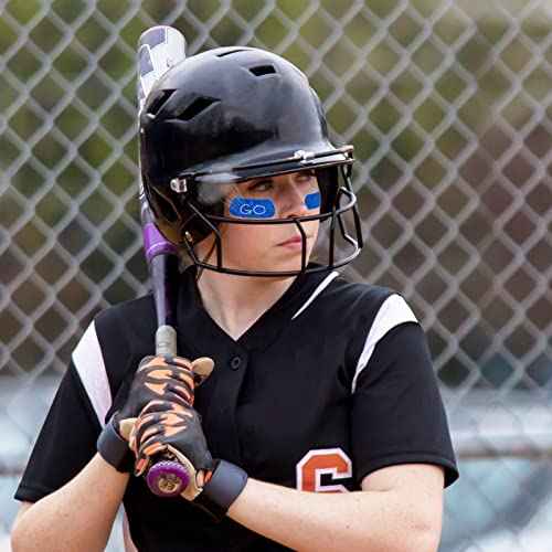 Leelosp 160 Pcs Eye Stick Softball Baseball Glitter Sports Eye Stickers Bulk Adhesive Strip School Items for Baseball Softball Football Lacrosse Sports