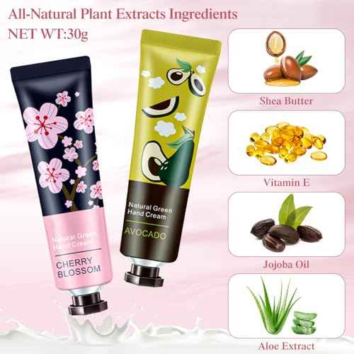 200 Pack Hand Cream Gifts Set for Women Mothers Day Gifts for Mom Mini Lotion Bulk for Dry Cracked Hands, Mini Hand Lotion for Nurse Gifts,bridesmaid Gifts,teacher Appreciation Gifts,10 Styles
