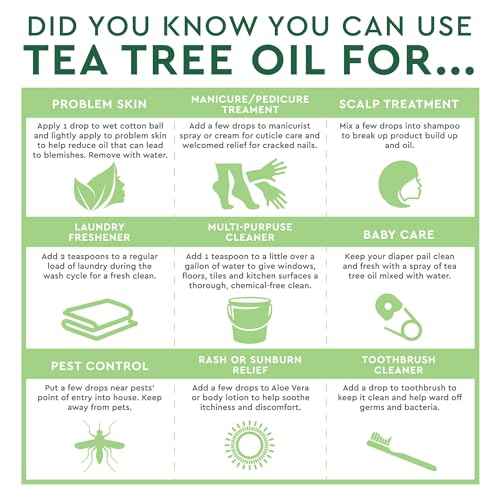 Desert Essence 100% Australian Tea Tree Oil Therapeutic Grade Essential Oil - Skin Cleansing, Clarifying, Soothing - Refreshing Air - Skin Care, Hair Care, Powerful Green Clean - Vegan, Non-GMO - 2oz