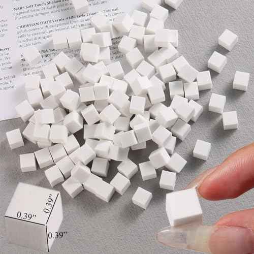 Soft Sponges with Grabbing Pen for Ombre and Aura Nail Art with Brush, Professional Manicure Nail Art Tools Accessories Supplies, 100 Pieces