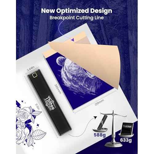 Vretti P84 Tattoo Stencil Printer, Tattoo Kit with 5 Pcs Transfer Paper, Wireless Tattoo Printer for Tattoo Artists & Beginners, Compatible with Tablet,IPad,Smartphone & PC